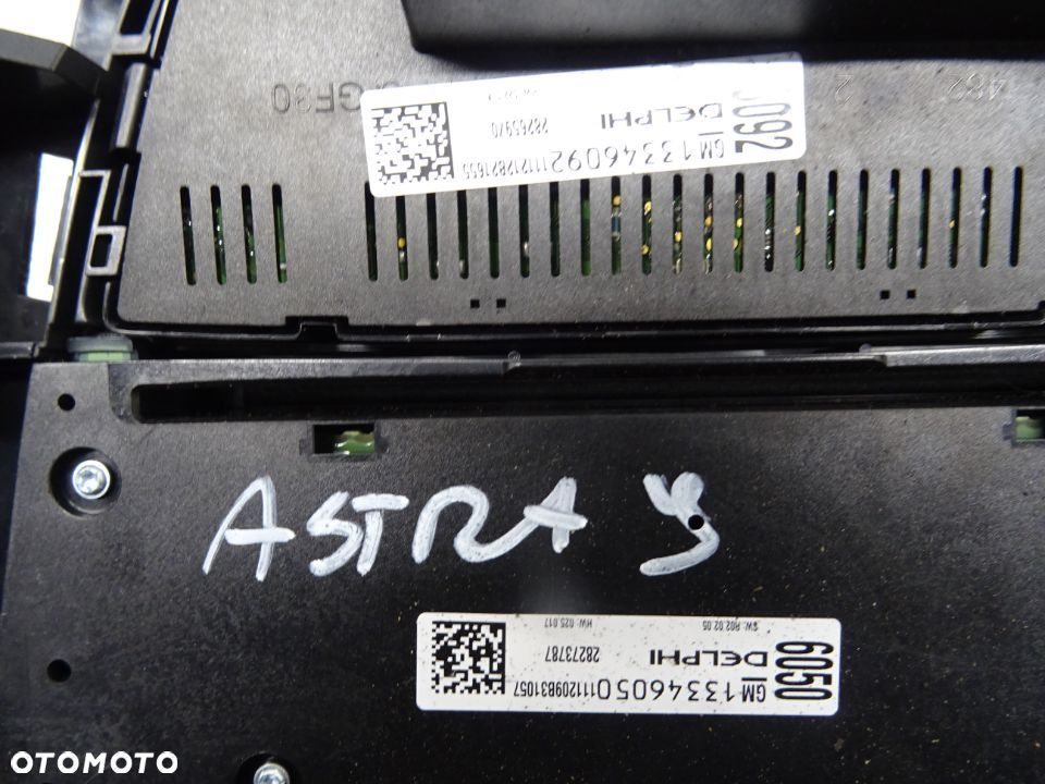 OPEL ASTRA IV J KOMBI 09-12 1.7 CDTI PANEL STEROWANIA RADIA KLIMATYZACJI 13346092 - 3