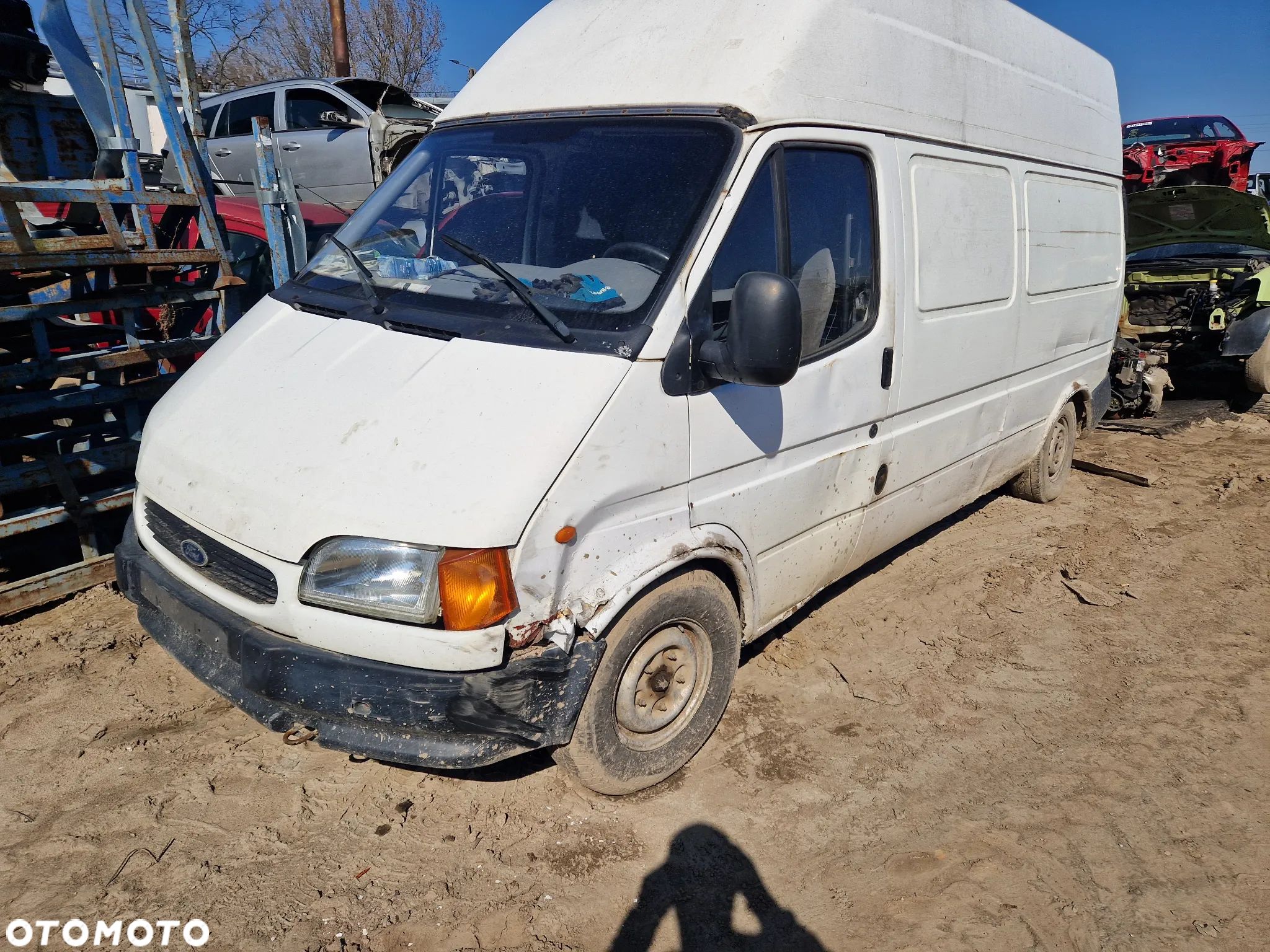 ford transit mk5 silnik 2.5D skrzynia sanki belka przód tył wahacz zacisk zwrotnica maglownica - 1