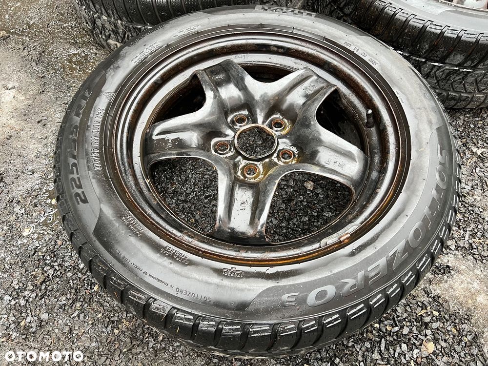 OPEL 5x120 R17 FELGI STRUKTURALNE KOŁA 17 7J ET41 ORYGINALNE 2170103 OPONY ZIMOWE PIRELLI WINTER SOTTOZERO 3 225/55R17 - 4
