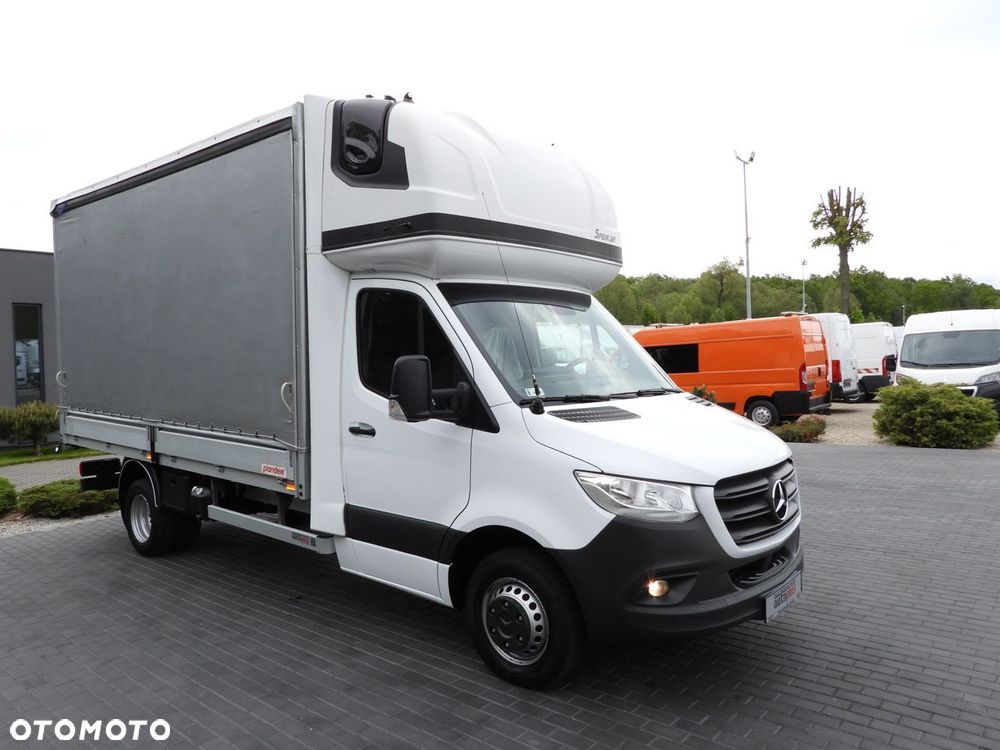 Mercedes-Benz SPRINTER 519  PLANDEKA 8 PALET WEBASTO TEMPOMAT BLIŹNIACZE KOŁA KLIMATYZACJA  190KM - 5
