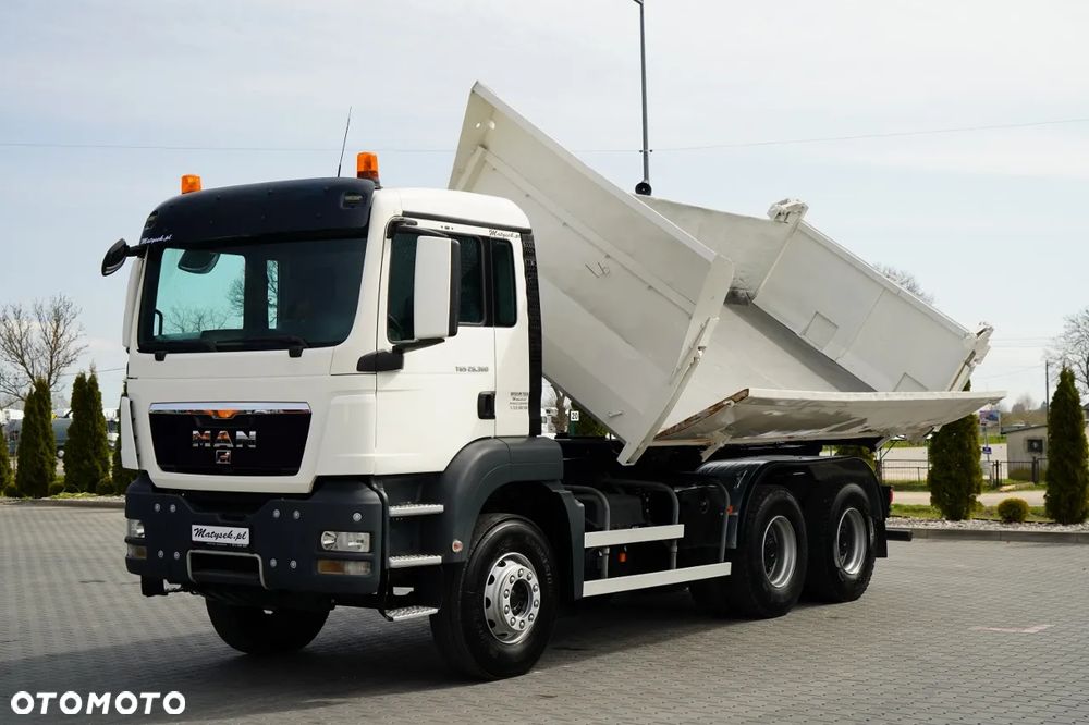 MAN TGS 26.360 / 6X4 / 2 STRONNA WYWROTKA / HYDROBURTA / BORDMATIC MANUAL - 7