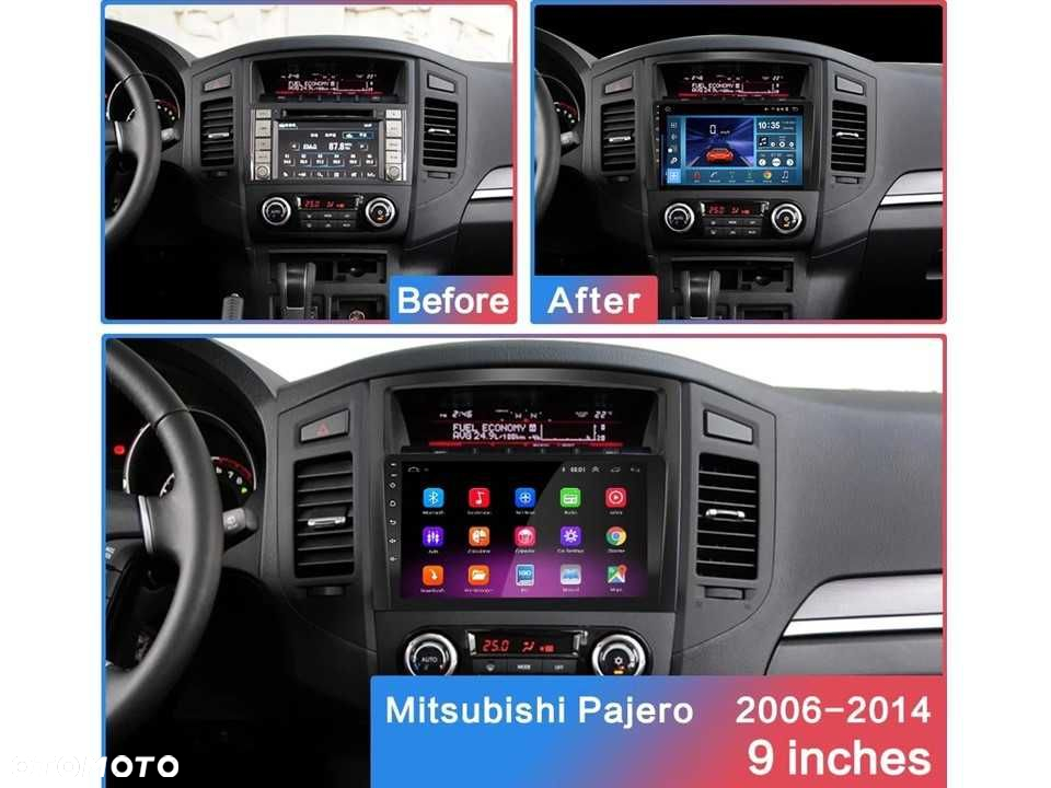 Radio samochodowe Android Mitsubishi Pajero (9") 2006.-2014 - 3