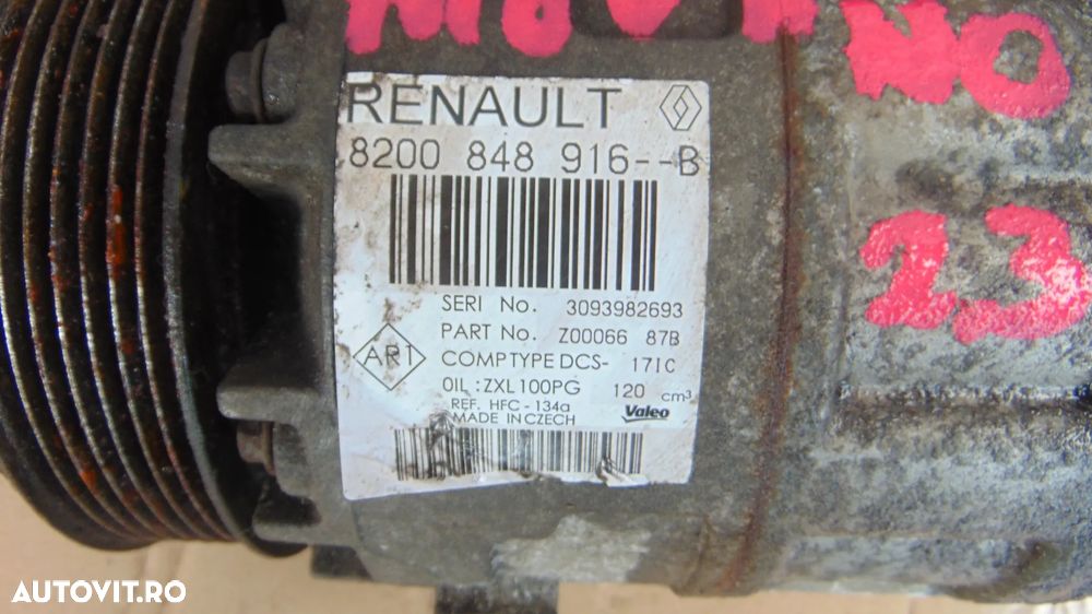 Compresor clima Renault Master 2.3 Trafic 1.6 Opel Movano Vivaro - 3