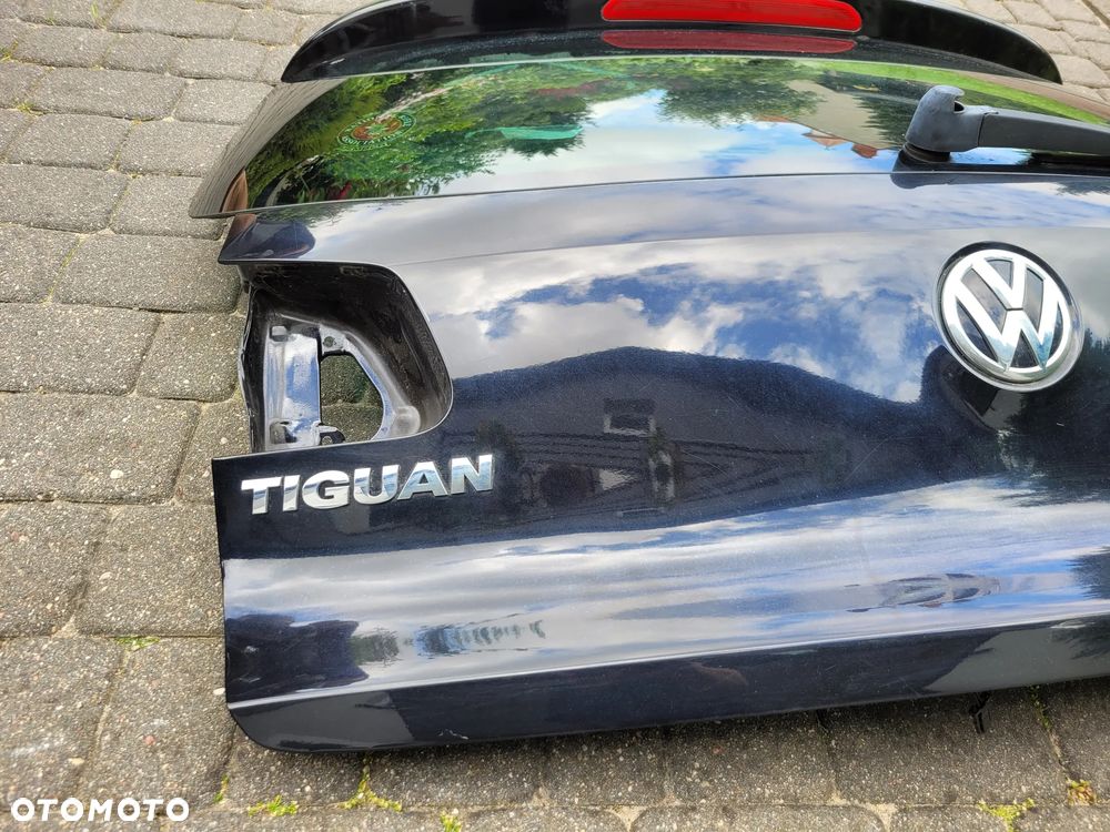 VW TIGUAN I LIFT 5N KLAPA BAGAŻNIKA POKRYWA TYLNA TYŁ CZARNA AS3 2012 LC9X - 2