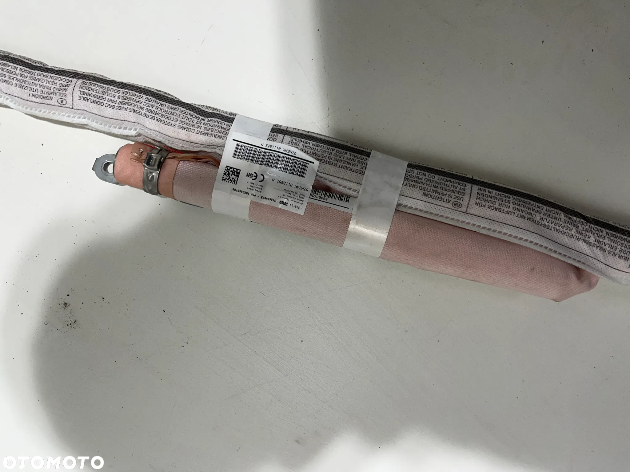 KURTYNA POWIETRZNA AIRBAG DEMONTAŻ CITROEN C5 AIRCROSS 9822369780 LEWA - 2