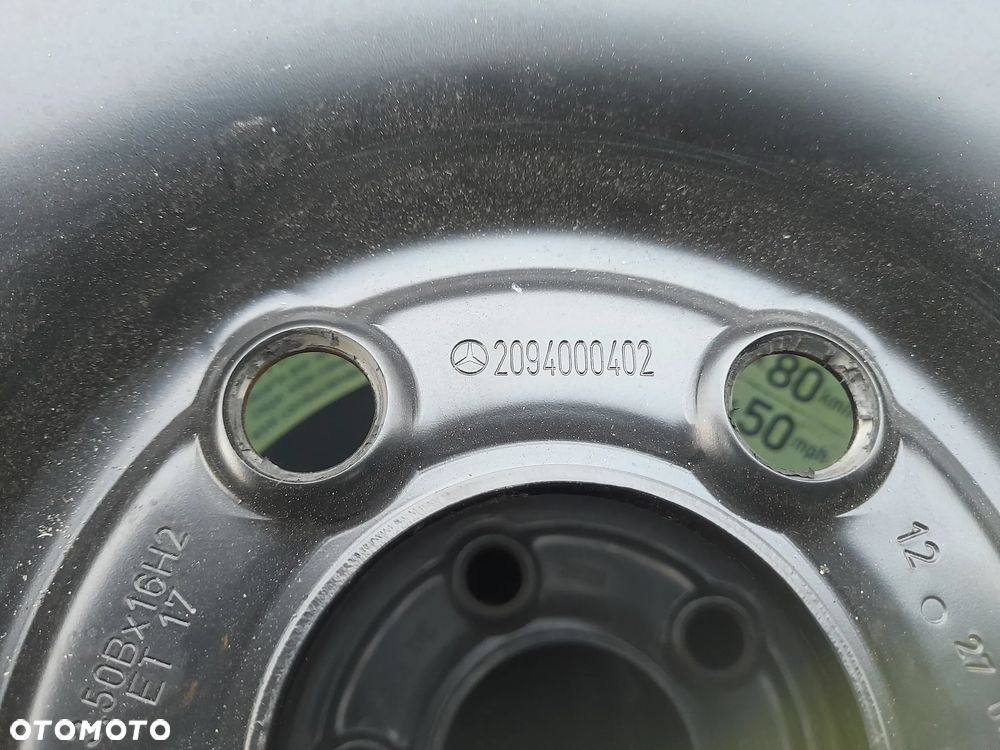 Koło dojazdowe Mercedes Audi 16" A2094000402 Continental - 2