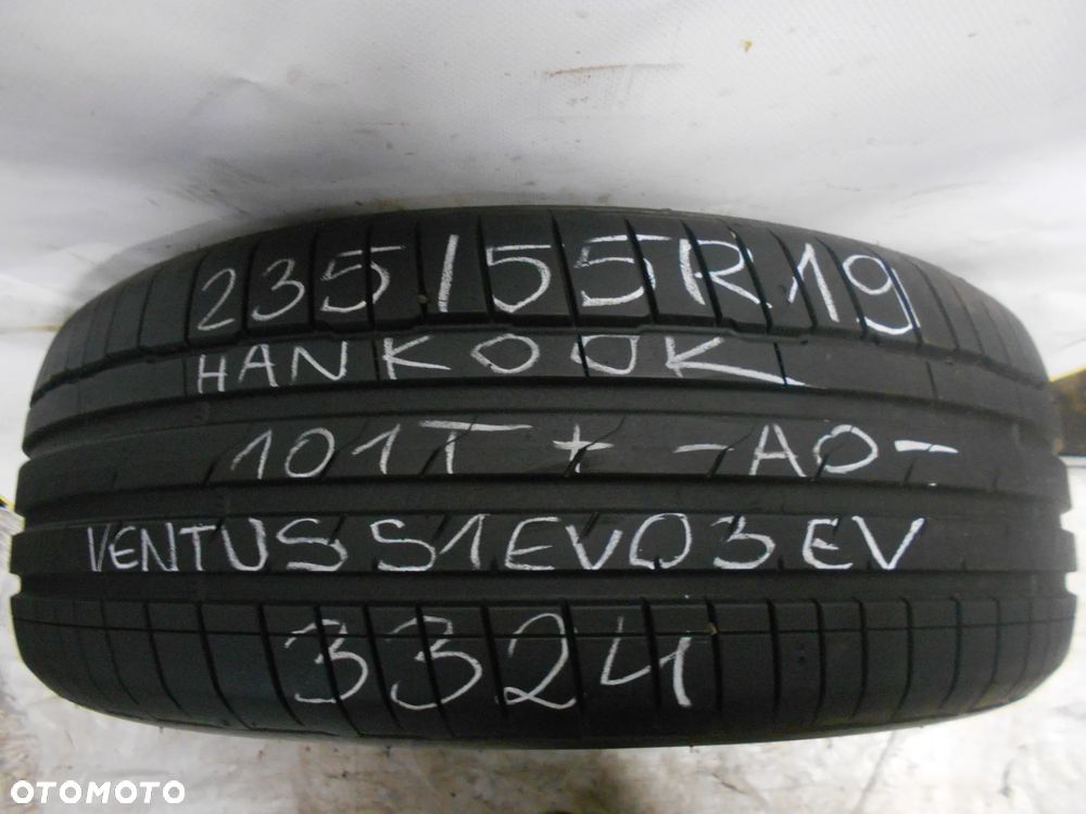 OPONA POJEDYNKA 235/55R19 HANKOOK VENTUS S1 EVO3 EV AO DOT 3324 7.2MM - 1