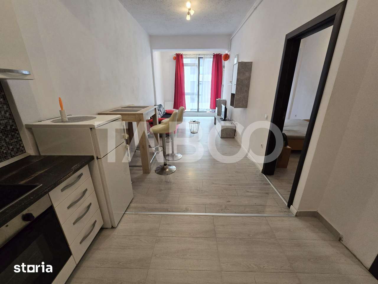 Apartament 2 camere de vanzare mobilat balcon Doamna Stanca Sibiu — fotografia 2