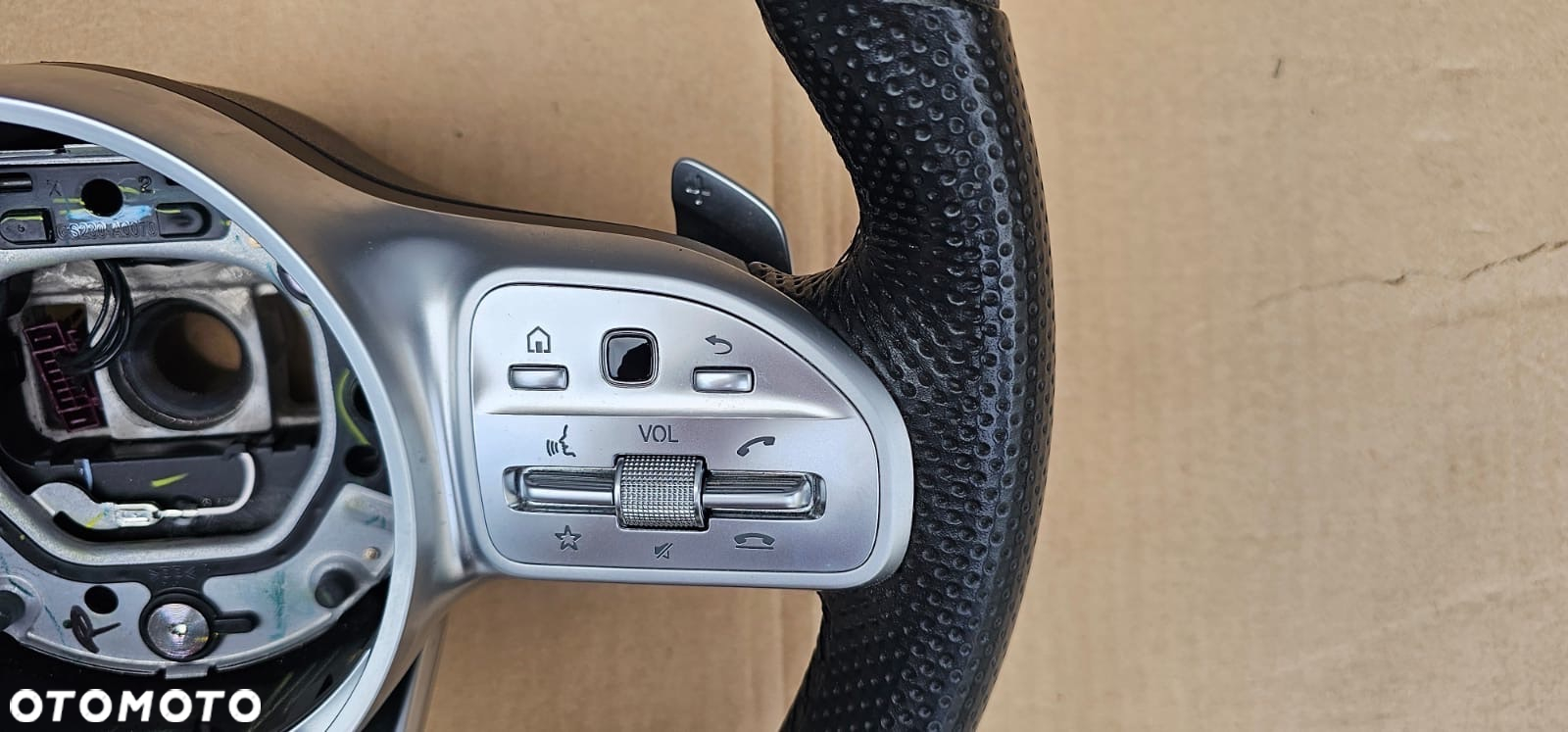 MERCEDES GLE W167 GLB X247 KIEROWNICA ŚCIĘTA AMG ŁOPATKI SKÓRA - 2