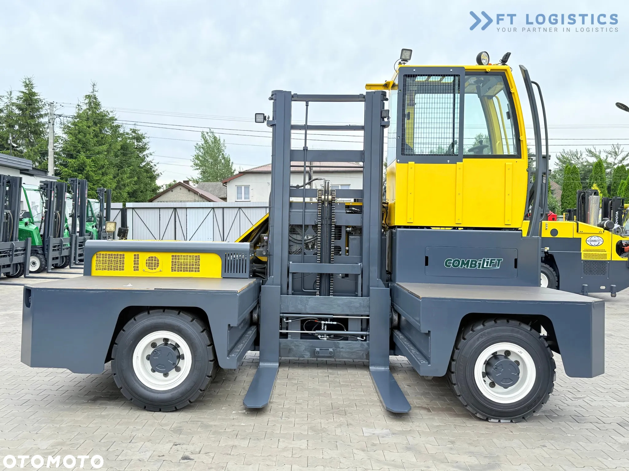 Combilift C6000FSL / DIESEL / DUPLEX - 4100MM / WIDŁY 1400MM / WÓZEK BOCZNY / UDŹWIG 6000KG / WOLNY SKOK / SILNIK DEUTZ / STAN IDEALNY - 9