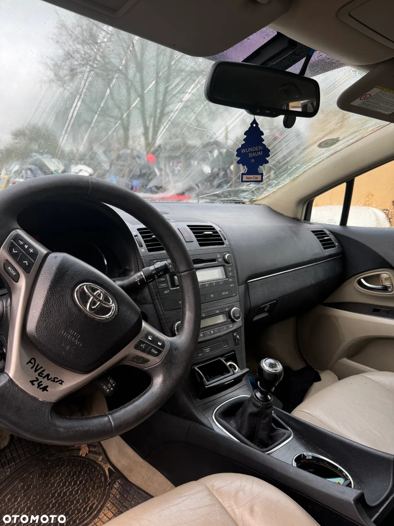 TOYOTA AVENSIS T27 2.0 DIESEL 126KM SREBRNY KOMBI 1F7 NA CZĘŚCI - 5