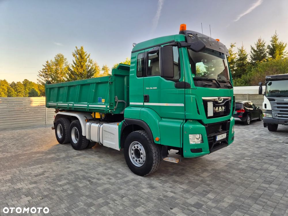 MAN TGS 26.500 6X4 Wywrotka Meiller-Kipper Bordmatic Hydroburta Resor Manual Euro6 Z Niemiec - 8