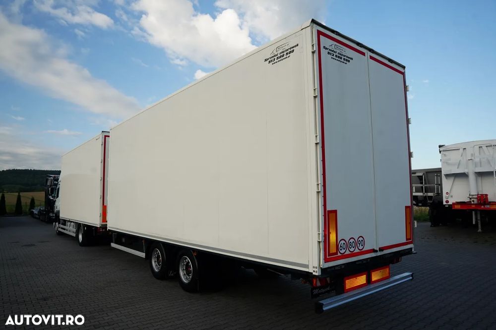 DAF CF 450 / COMBINAȚIE TANDEM 120 M3 / TRAFFIC / CONTAINER / 7.2 M + 8.0 M / LECITRAILER / PODEA REZISTENTĂ / EURO 6 - 7