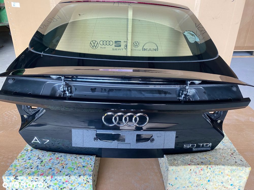 Kompletna Klapa bagażnika lotka Audi A7 4G Cy lift Sportback kolor LY9T 38k - 6