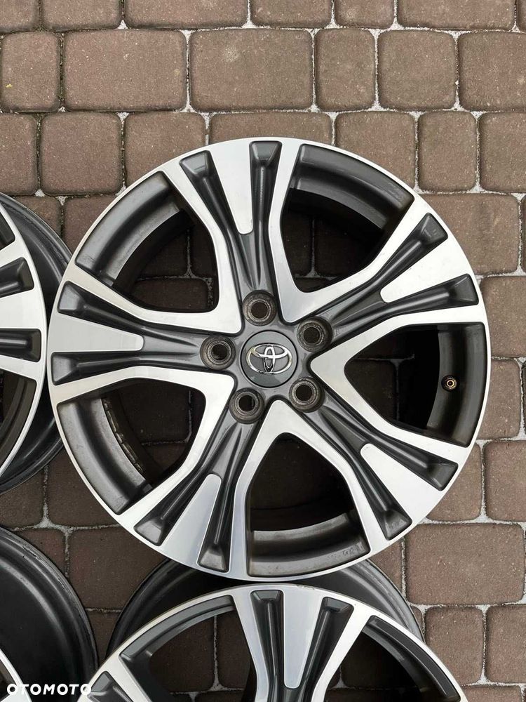 Oryginalne alufelgi Toyota 5x114,3 17 cali CZUJNIKI RAV4 BICOLOR - 8