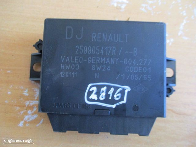 Modulo 259905417R RENAULT MEGANE 3 2010 SENSORES ESTACIONAMENTO - 1