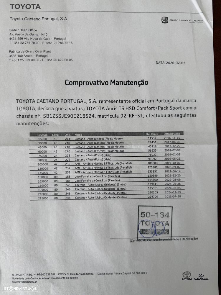 Toyota Auris Touring Sports 1.8 HSD Comfort+P.Sport - 13