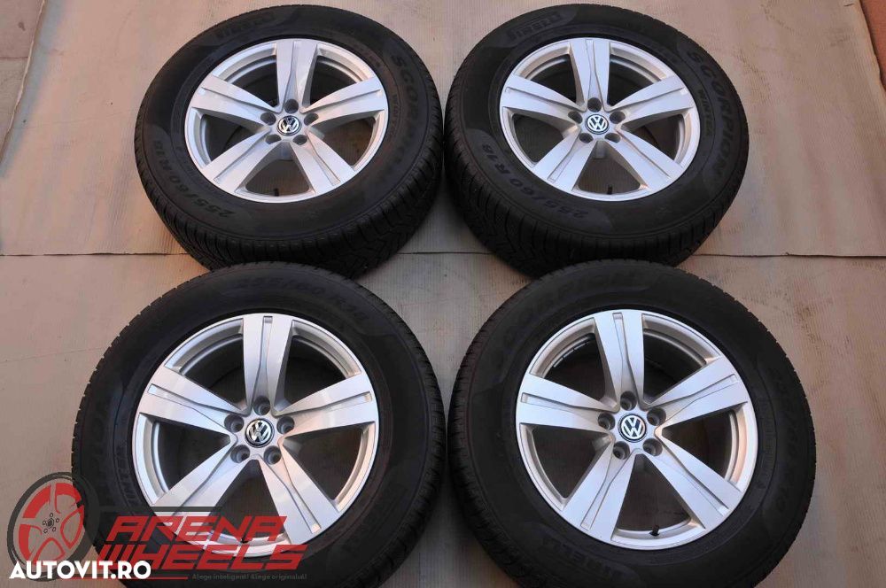 Roti Iarna 18 inch Originale VW Touareg 3 CR Pirelli 255/60 R18 - 1