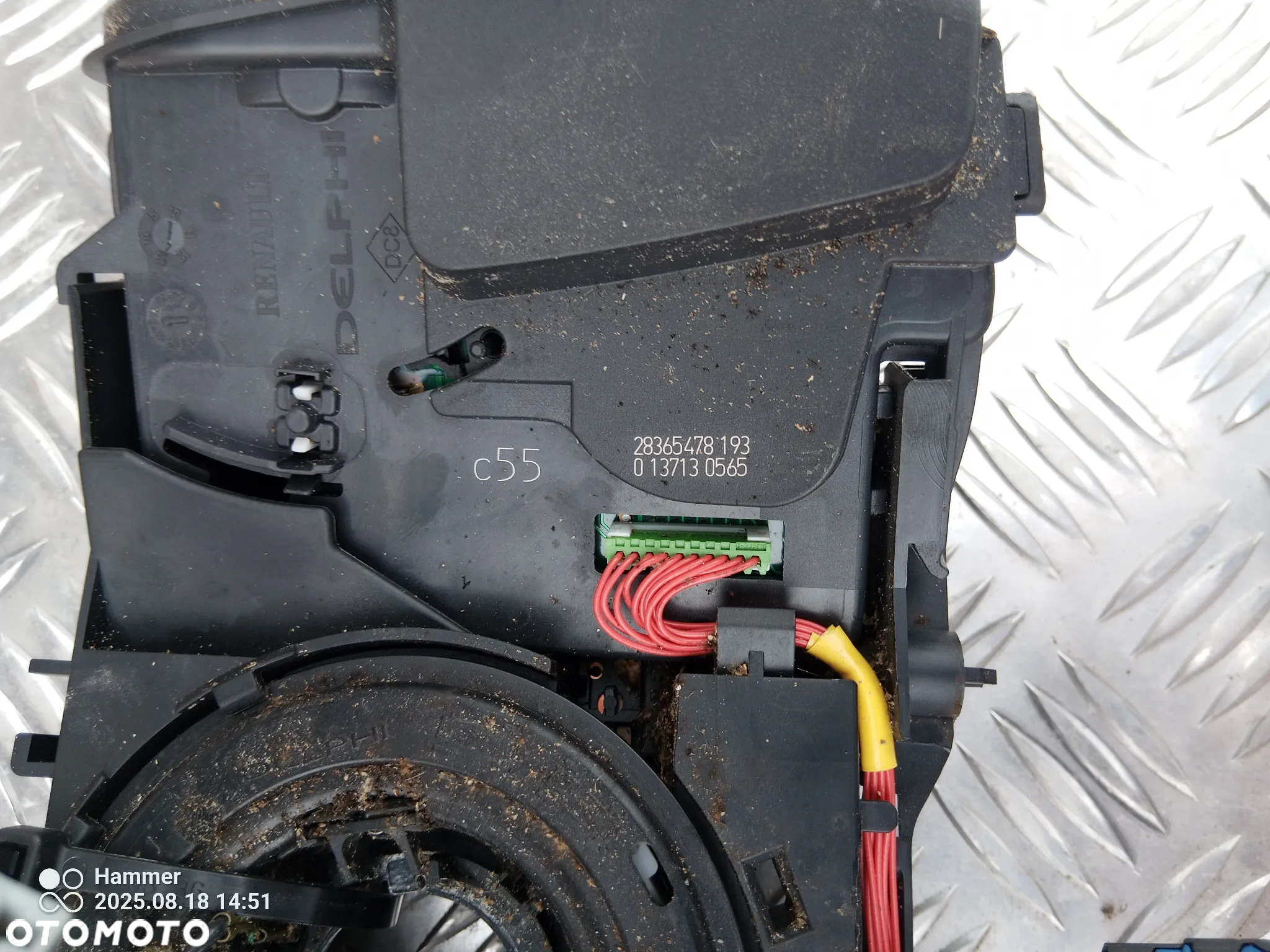 KANGOO II III przełącznik pod kierownicę taśma zwijak CITAN - 3