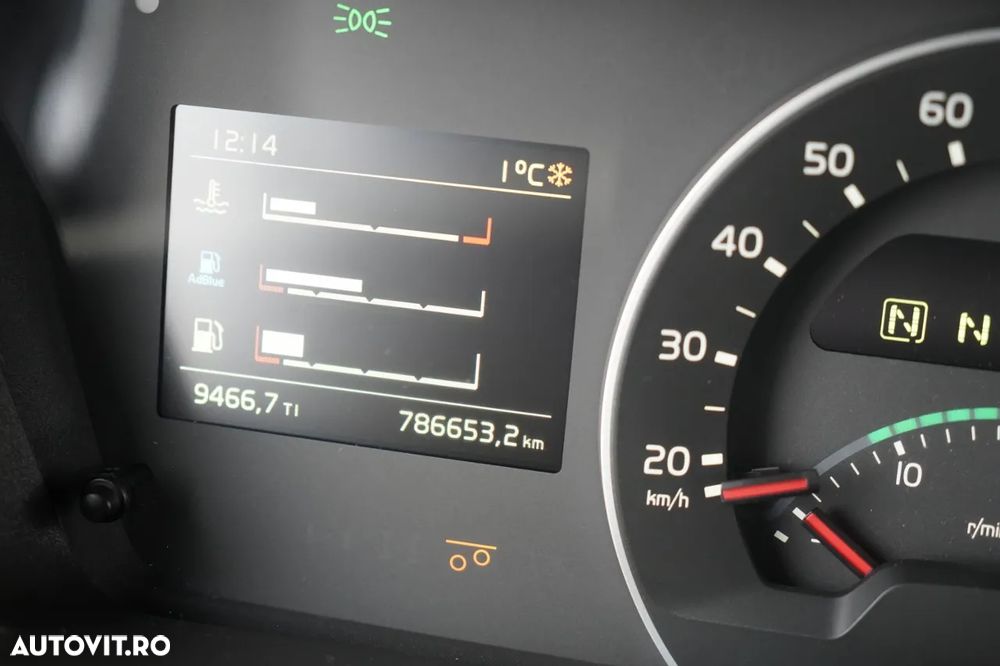 Volvo FH 500 / SOLOWKA / 6X2 / MEGA / PUNTE RIDICATĂ / TV - 36