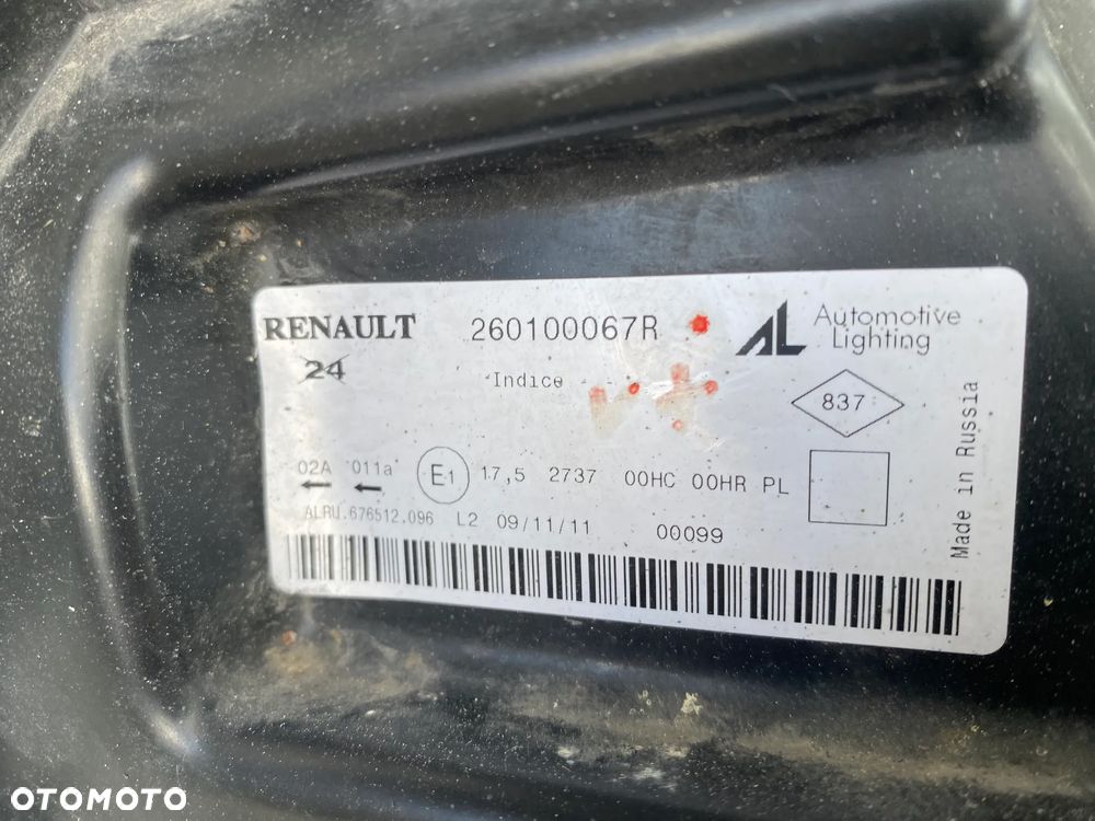 lampy dacia duster I komplet eu całe - 7