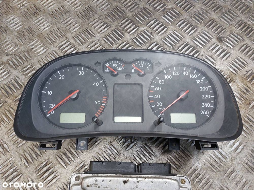 ZESTAW STARTOWY LICZNIK GOLF IV 1.9 TDI AUTOMAT 038906019FF 1J0920806H - 4