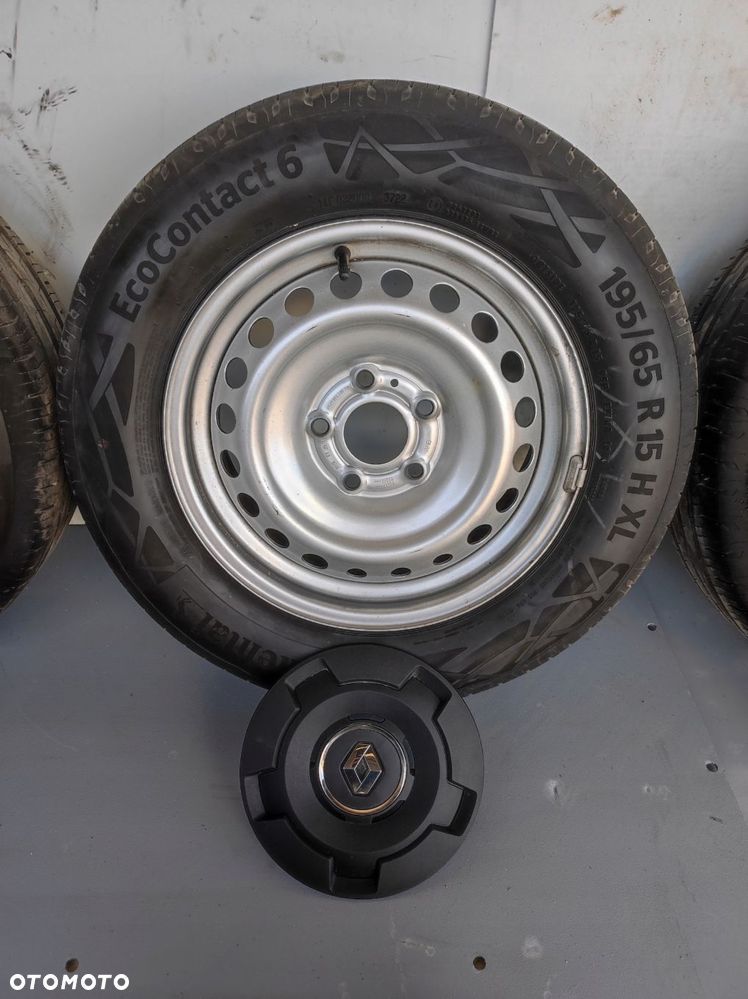 koła letnie felgi stalowe stalówki kołpaki zaślepki r15 renault kangoo iv 4 - 6