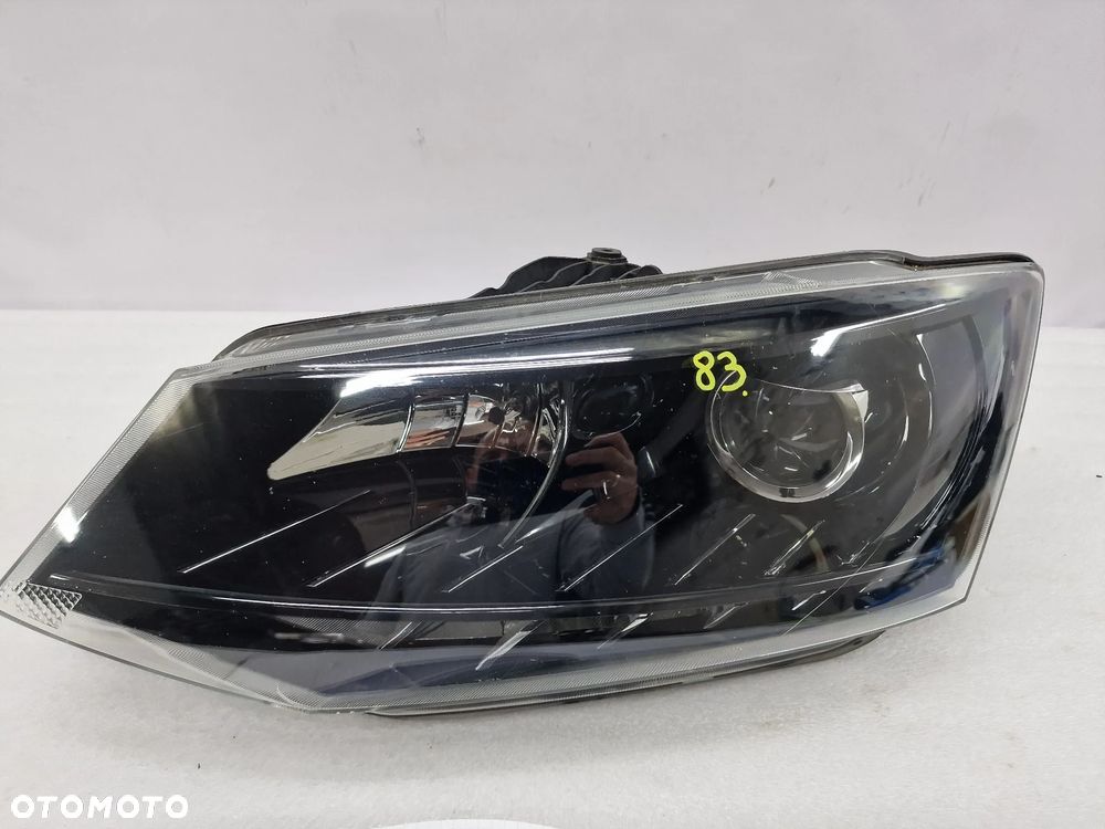 SKODA FABIA 3 6V0 III 14- LEWA LAMPA PRZEDNIA PRZÓD SOCZEWKA + LED , NR 6V1941015B , NR AUKCJI LA83 - 1