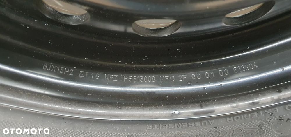 Koło zapasowe dojazdówka Michelin Energy 15" 205/65 Citroen C5 I - 9
