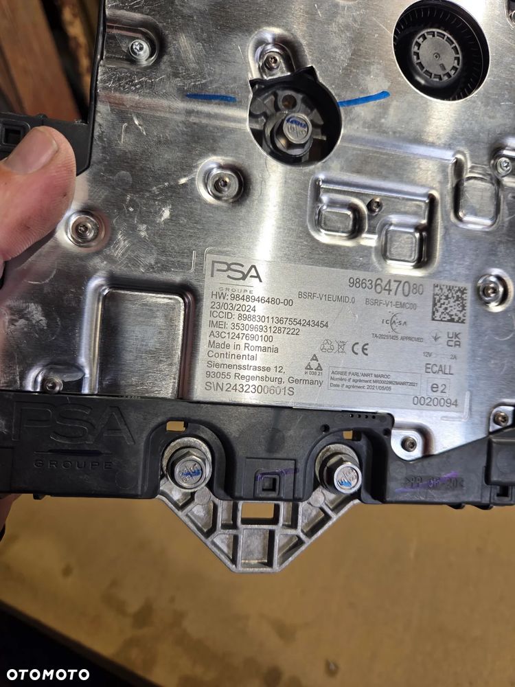 Antena GPS TELEMATIC BOX PSA FCA 9863647080 9848946480 - 10
