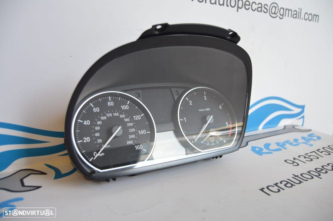 QUADRANTE MOSTRADORES PAINEL INSTRUMENTOS MPH KM 9141478 914147801 102498576 BMW SERIE 1 E87 E81 E82 - 4