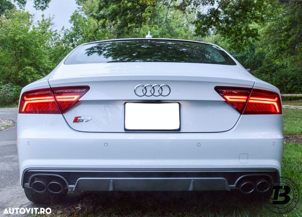 Difuzor Bara Spate compatibil cu Audi A7 4G Facelift S7 Design - 7