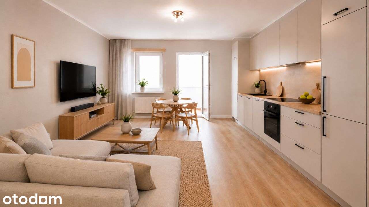 Parter 74 m² + możliwe 4 pokoje + loggia + parking
