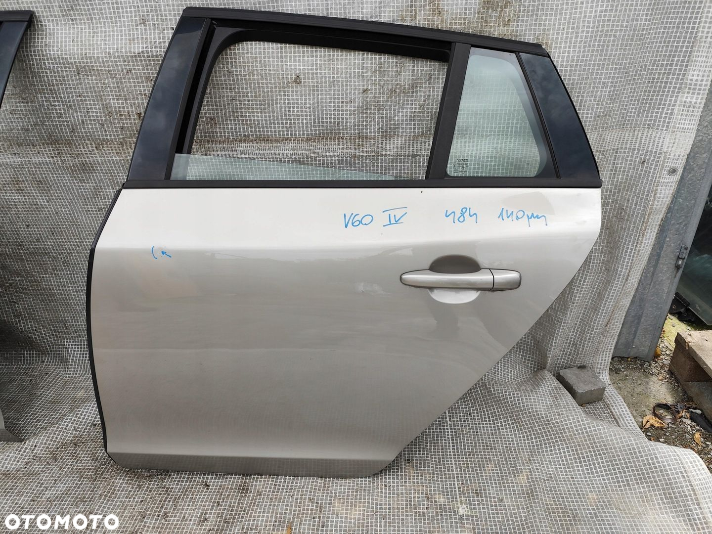 VOLVO V60 I 10-18 DRZWI LEWE TYLNE TYŁ KOMPLETNE W KOLOR 484 - 11