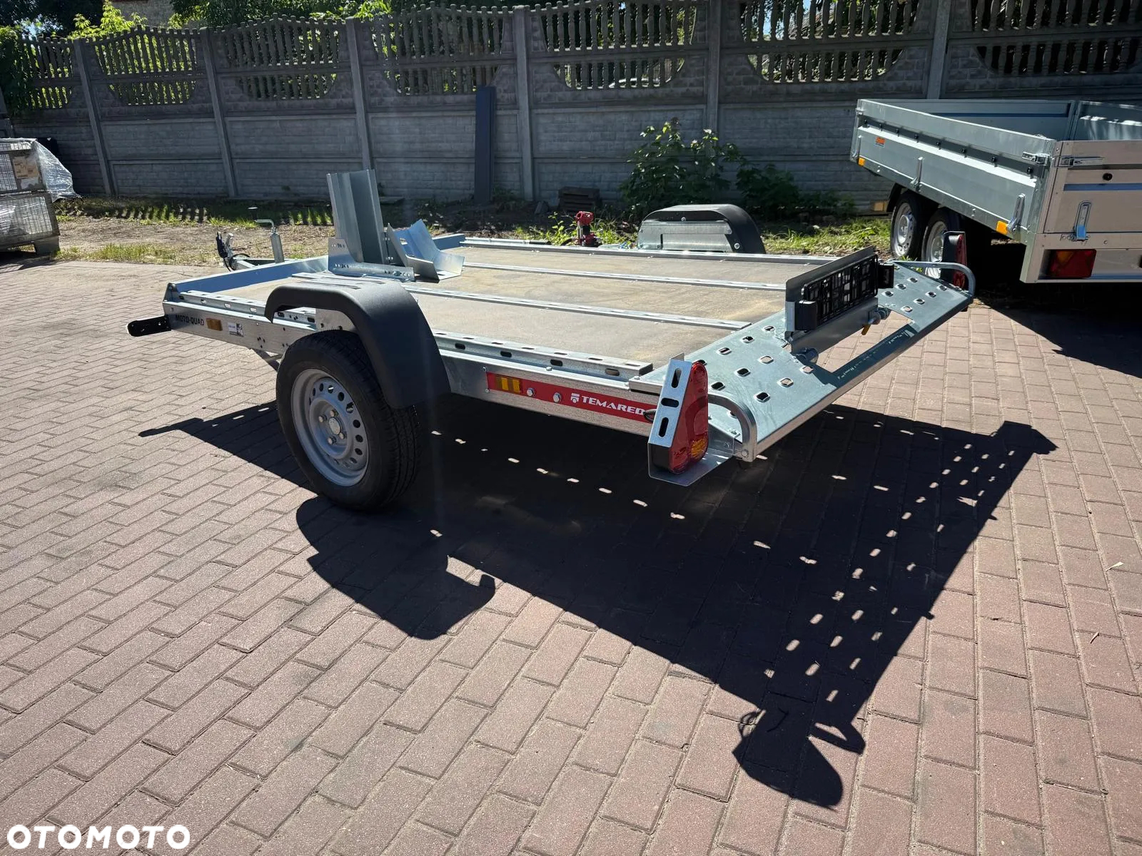 TEMARED Przyczepa MOTO-QUAD 246x160 uchylna hydraulicznie uniwersalna moto quad traktorek atv - 2