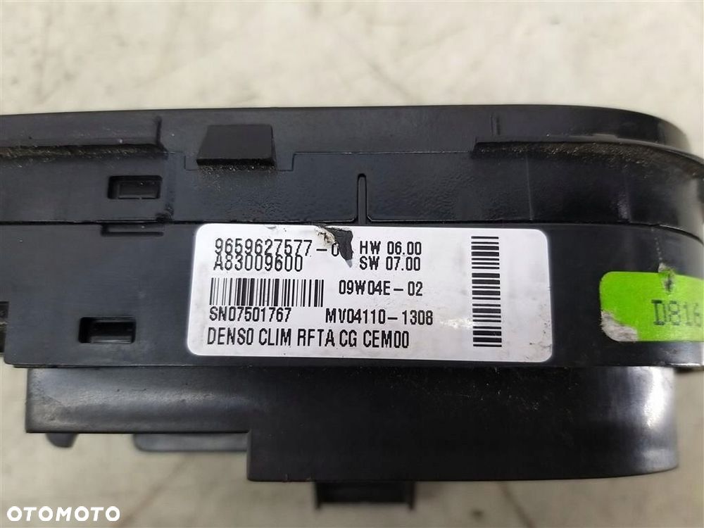 Panel klimatyzacji Citroen C4 Grand Picasso I 2006-2013 A83009600 ORYGINAŁ - 2