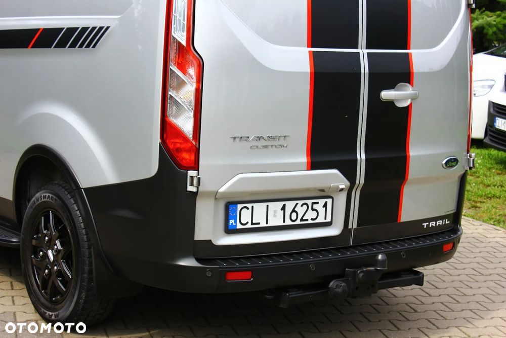 Ford TRANSIT CUSTOM TRAIL 2.0 TDCI 131KM 3 OSOBOWY NAVIGACJA KAMERA FELGI FULL OPCJA STAN PERFEKT FV23% - 10