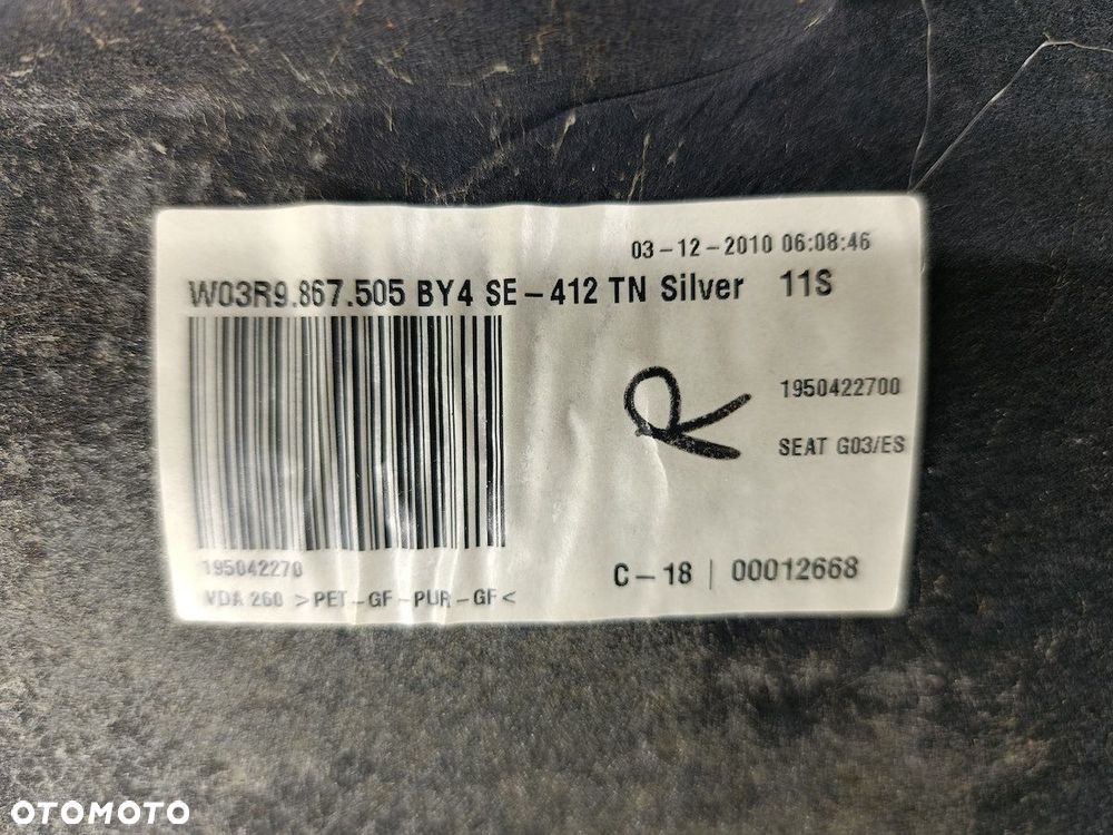 PODSUFITKA SEAT EXEO W03R9.867.505 BY4 1950422700 KOMBI - 4