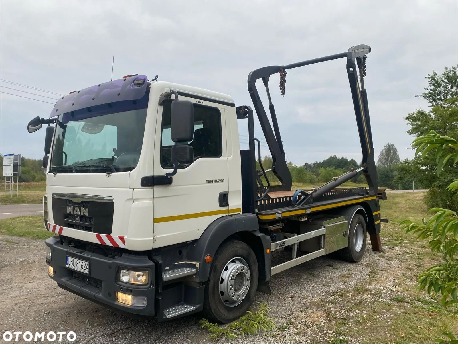 MAN TGM 18.290 / BRAMOWIEC JOAB / ROZSUWANA ZABUDOWA NA DWA KONTENERY / EURO 5 / 400.000km PRZEBIEGU - 1