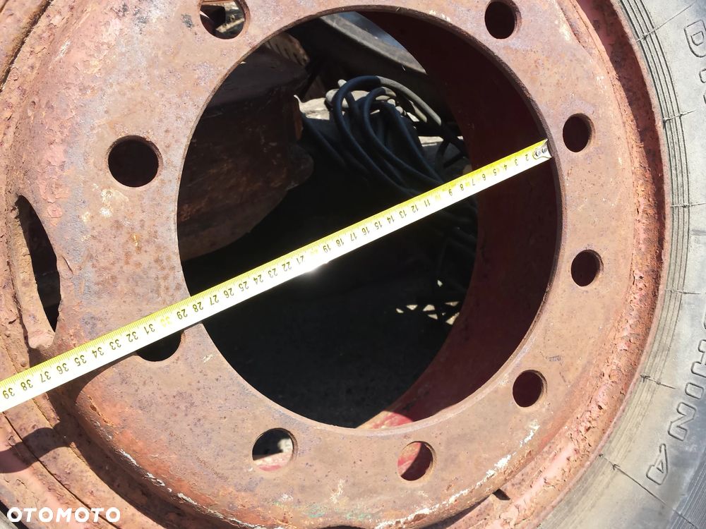 20” - koła r-20 cali - felgi stalowe DĘTKOWE do ciężarówki + opony 12.00 r20 cali , 10.00 - Ciezarowe Betoniarka HDS Dzwig Zwyzka Jelcz , Steyr , Man , Daf , Scania , Volvo itd - 6