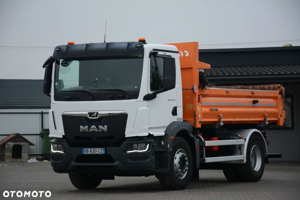 MAN TGM 18.320 / 2021 / Wywrot 3-stronny / hydroburta / idealny stan - 2