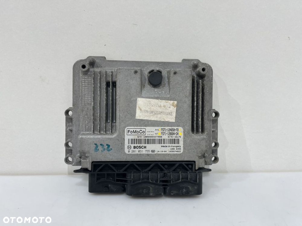 FORD MONDEO MK5 1.6 TDCI KOMPUTER STEROWNIK FS71-12A650-FB FS71-12B684-DA - 1