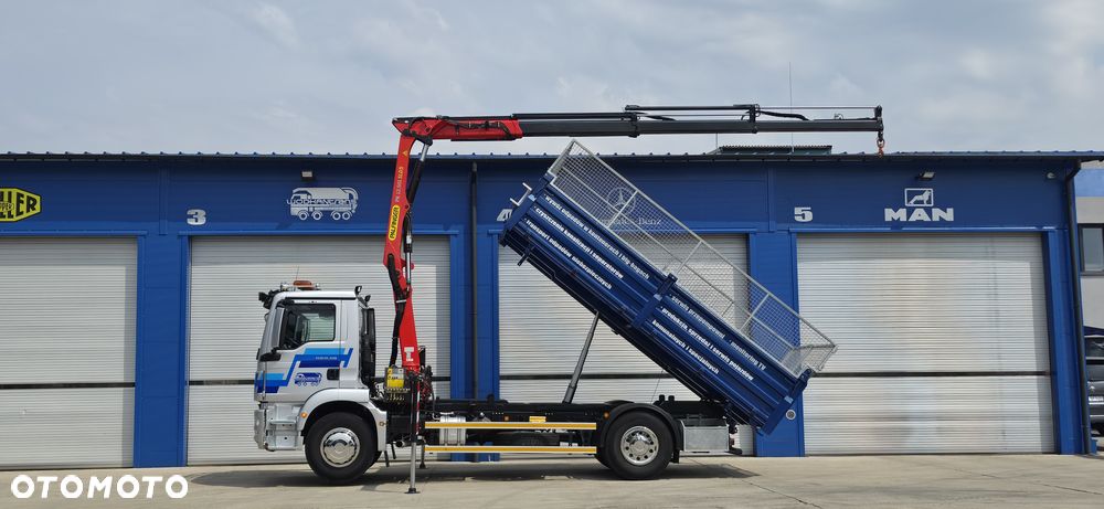 MAN TGM 18.320 WYWROTKA+HDS PALFINGER PK 12.501 SLD sterowanie radiowe 1t/10m - 10