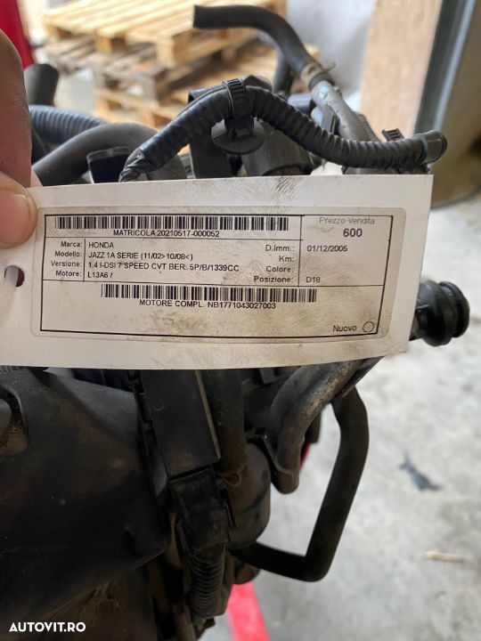 Motor Honda Jazz 1.4 Benzina An 2002-2008 Cod Motor L13A6 - 5