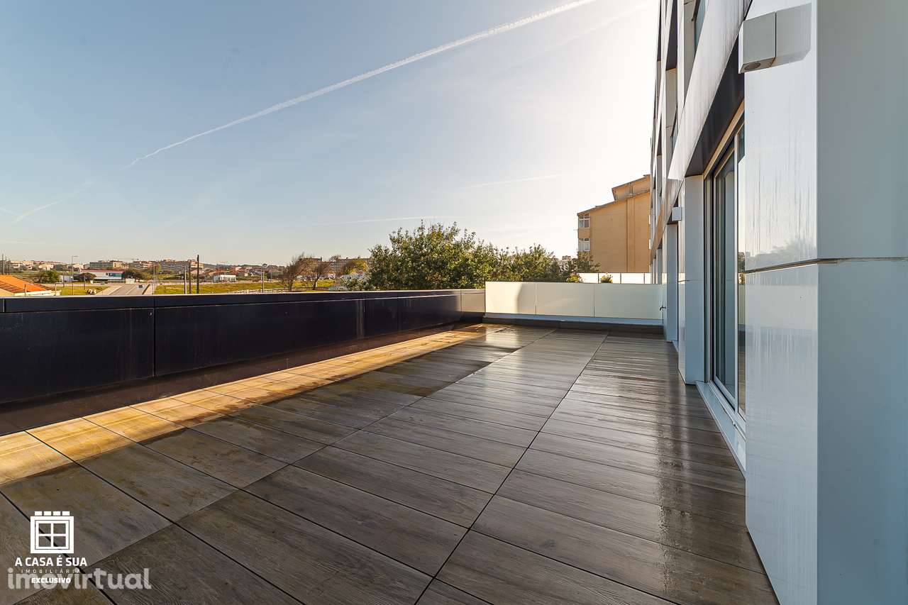 Apartamento T2 novo c/ terraço para arrendar em Espinho - Exclusivo - Grande imagem: 3/33