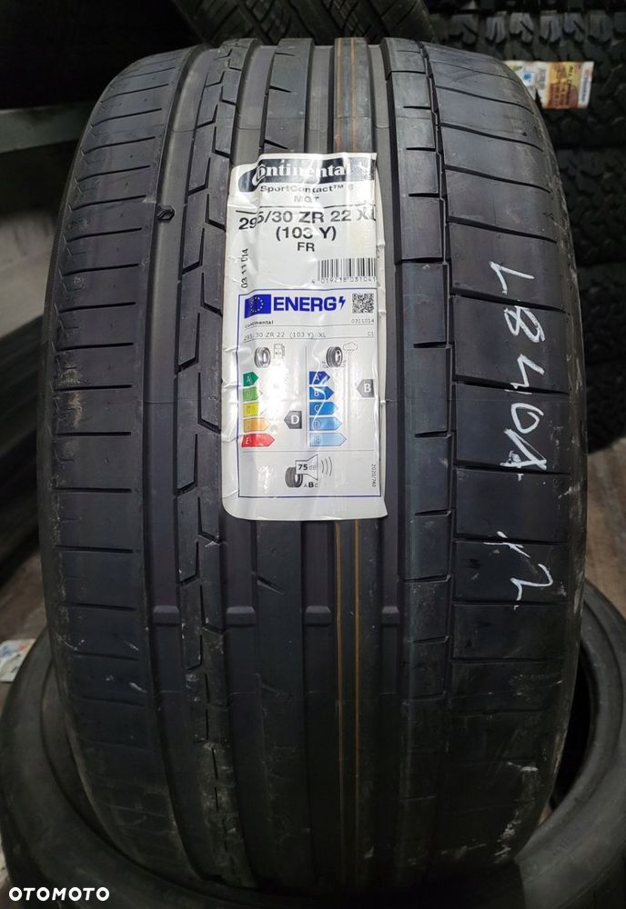 2x Continental SportContact 6 295/30R22 103Y XL L840A - 3