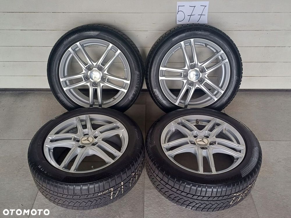 NR 577 Koła Zimowe Alufelgi Mercedes C-Klasa W205 225/50/17 Continental - 1