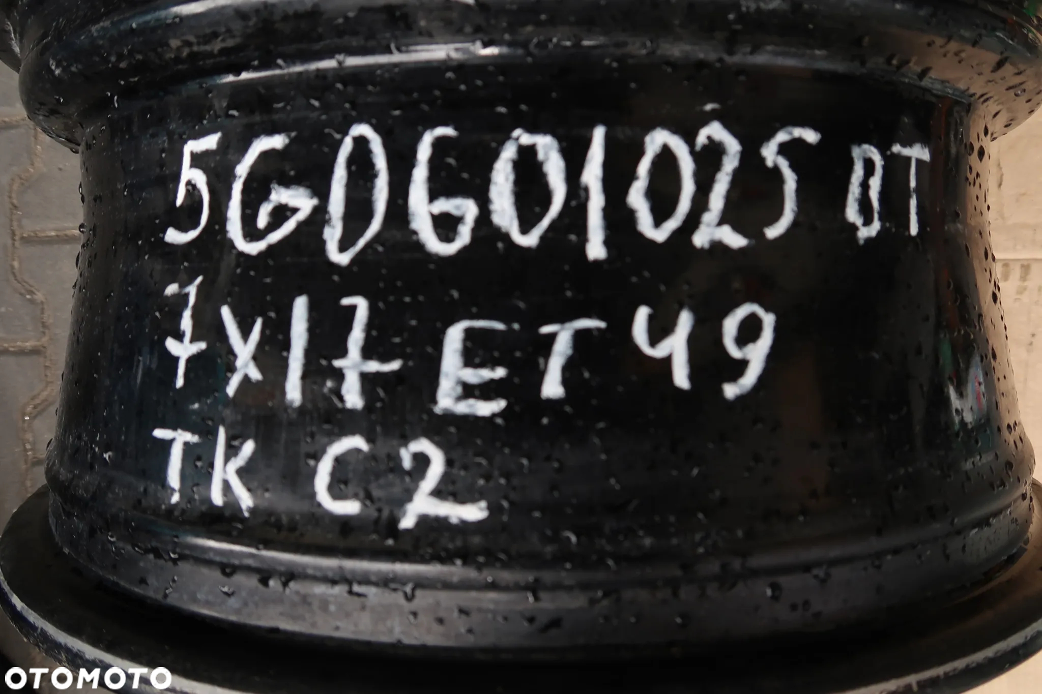 C2/C1 FELGA ALUMINIOWA VW GOLF 7 3G0601025BT 7X17ET49 - 9