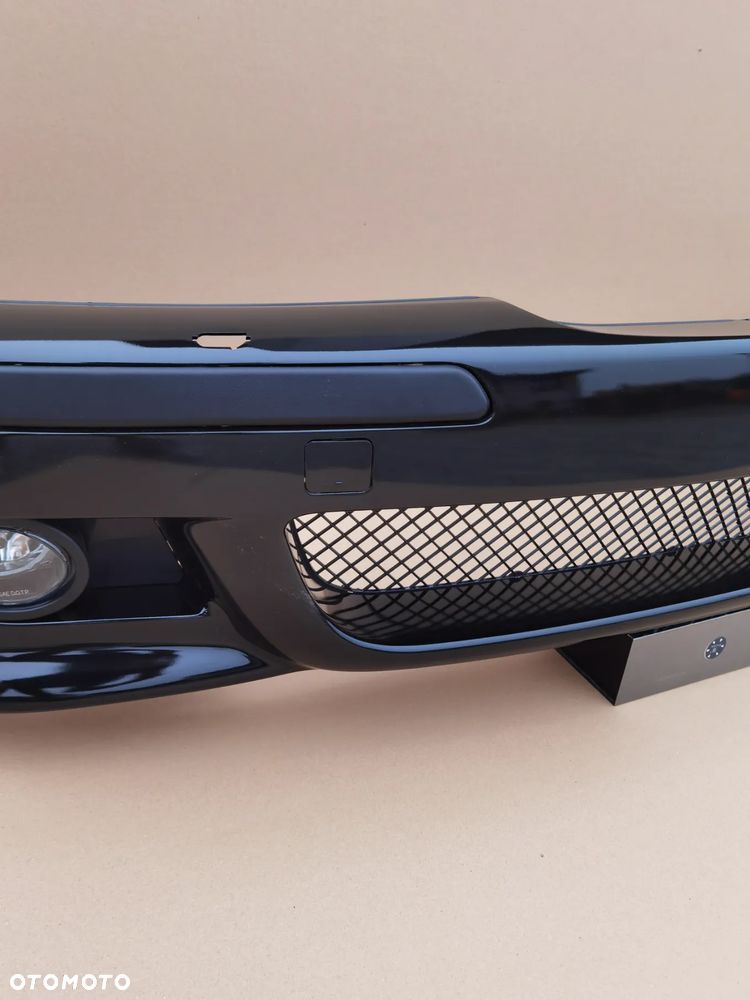 ZDERZAK BMW E39 M PAKIET COSMOSCHWARZ SPRYSKI  PRZEDNI PRZÓD ORYGINALNY WYSYŁKA BDB - 2