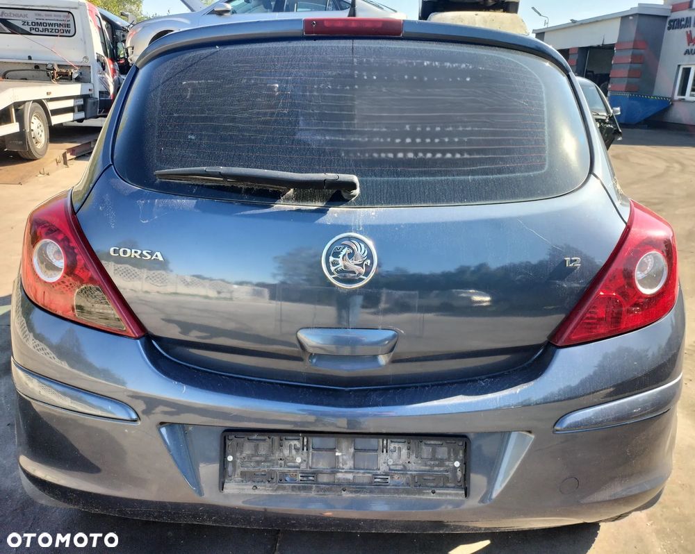 OPEL CORSA D 3D KLAPA BAGAŻNIKA TYŁ TYLNA Z168